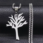 Load image into Gallery viewer, New Personalized Stainless Steel Tree Of Life Pendant Necklace Jewelry Accessories For Men And Women Jewelry Gifts Wholesale
