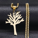 Load image into Gallery viewer, New Personalized Stainless Steel Tree Of Life Pendant Necklace Jewelry Accessories For Men And Women Jewelry Gifts Wholesale