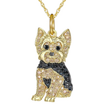 Load image into Gallery viewer, Exquisite and Cute Schnauzer Dog Pendant Necklace for Women Elegant Pet Puppy Jewelry Animal Accessories Dog Lovers Gift