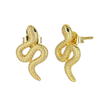 Load image into Gallery viewer, ANENJERY Trend Exaggerated Snake Earrings Luxury Earrings For Women Jewelry Accessories Wholesale