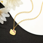 Load image into Gallery viewer, Gold Color Simple Cute Sanrio Hello Kitty Pendant Necklaces Women Girls Party Wedding Accessories Jewelry Gifts