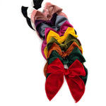 Load image into Gallery viewer, Velvet Fable Bow Hair Clips Baby Girls Women Large Sailor Bow Hair Accessories for Kids Christmas Hair Bow Barrettes