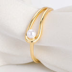 Load image into Gallery viewer, Pearl Temperament Rings For Women Simple Romantic Wedding Ring Fashion Female Jewelry Elegant Finger Accessories Gifts For Wife