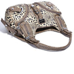 Load image into Gallery viewer, Angelkiss Women Handbags Leopard Bag Top-handle Handbag Fashion Satchel Dumpling Pack Shoulder Bag Tote Bag Hobos Large Purse