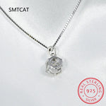 Load image into Gallery viewer, Real 1 Carat D Color Moissanite Bridal Pendant Necklace 100% 925 Sterling Silver Wedding Party Fine Jewelry Gift Wholesale