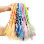 Load image into Gallery viewer, New Girls Thicker Wig Ponytail Hair Ropes Kids Twist Braid Rope Headdress Hair Braider Elastic Hair Band Rubber Hair Accessories