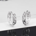 Load image into Gallery viewer, 1 Pair Punk Hollow Dragon Carved Ear Buckle Earrings For Men/Women Black Color Hip Hop Street Popular Fashion Cool Ear Jewelry