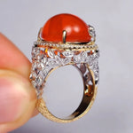 Load image into Gallery viewer, In 2024, fashionable, affordable, creative red, jewelry, versatile, men's and women's, gifts, love, charming rings