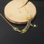 Load image into Gallery viewer, Muslim Zulfiqar Imam Ali Sword Necklaces Stainless Steel Pendant Necklace for Women Men Religious Jewlery Gift