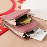 Load image into Gallery viewer, Crossbody Cell Phone Shoulder Bags for Women Touch Screen Phone Wallet Luxury Bags Ladies Card Hold Purse Clutch Handbags