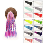 Load image into Gallery viewer, New Girls Thicker Wig Ponytail Hair Ropes Kids Twist Braid Rope Headdress Hair Braider Elastic Hair Band Rubber Hair Accessories