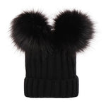 Load image into Gallery viewer, Mother Kids Winter Hats for Baby Girl Boy Bobble Hat Kids Cap for Children Pompom Baby Beanie Infant Bonnet Accessories 0-3Y