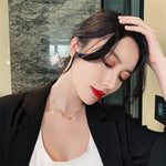 Load image into Gallery viewer, Classic Simple Ball Pendant Titanium Steel Short Necklace For Woman Korean Fashion Jewelry Girl's Accessories Clavicle Chain