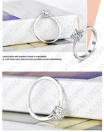 Load image into Gallery viewer, Wholesale 925 Sterling Silver Rings for Women Wedding Engagement Jewelry Cubic Zircon Band Anniversary Ring Mujer