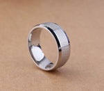Load image into Gallery viewer, Bible Stainless Steel Ring Father Prayer Padre Nuestro Cross Rings 8mm Men Jewelry
