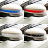 2pcs Rear View Mirror Stickers Car Styling PET Car Sticker Rearview Mirror Side Decal Stripe Car Accessries Car Stickers