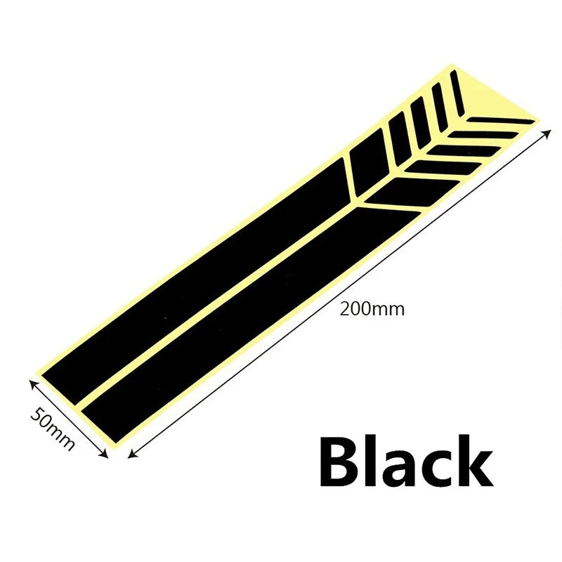 2pcs Rear View Mirror Stickers Car Styling PET Car Sticker Rearview Mirror Side Decal Stripe Car Accessries Car Stickers