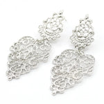 Load image into Gallery viewer, New Bohemia Vintage Hollow Leaves Drop Earrings Women's Jewelry Big Brand Exaggerated Female Dangle Brincos Bijoux Gift EB158