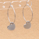 Load image into Gallery viewer, Many Style 316 Stainless Steel Hoop Earrings With Hearts Star Charms Cheap Jewelry Never Fade Anti-Allergy