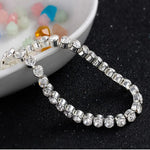 Load image into Gallery viewer, 1pc Fashion Hand Chain Crystal Stretch Shine Bracelets For Women Couple Charm Austria Crystal Cuff Bangles Wedding Jewelry