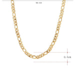 Load image into Gallery viewer, CACANA Stainless Steel Chain Necklaces For Man Women Gold Silver Color For Pendant Flat Donot Fade Jewelry N1910