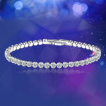 Load image into Gallery viewer, 1pc Fashion Hand Chain Crystal Stretch Shine Bracelets For Women Couple Charm Austria Crystal Cuff Bangles Wedding Jewelry