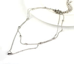 Load image into Gallery viewer, Double Layer Heart Pendant Chain Necklace Women Gold Color Choker Statement Necklaces Multilayer Bohemia Jewlery Gifts