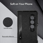 Load image into Gallery viewer, Fashion Lychee Pen Slot Case For Samsung Galaxy Z Fold 6 5 4 3 PU+PC Leather Pattern Cover Anti-knock luxury Cases for Fold5