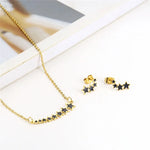 Load image into Gallery viewer, OUFEI Stainless Steel Jewelry Sets for Women Star Necklace Earrings Geometric Necklace Set Of Earrings For Women Jewellery