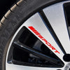 4pcs Car Wheel Decal Styling Accessories Sticker For SEAT Accessories Leon 1 2 MK3 FR Cordoba Ibiza Arosa Alhambra Altea Exeo