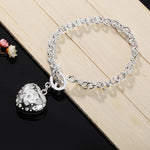 Load image into Gallery viewer, New in 925 Sterling Silver Heart Bracelet For Women LuxuryDesigner Jewelry Accessories Wholesale GaaBou Jewellery