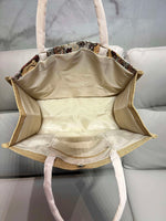 Load image into Gallery viewer, Linen Bag Women's Handbag 24 New Cartoon Pooh Large Capacity Totes Work Work Clothing Canvas Reticule
