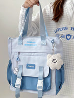 Load image into Gallery viewer, Bag Female College Student Shoulder Bag Casual Canvas Tuition Bag