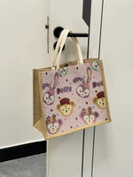 Load image into Gallery viewer, Bag Female Star Delu Work Work Clothing Canvas Bag