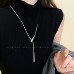 Load image into Gallery viewer, Cold Style Minimalist Women's Autumn and Winter Long Sweater Chain Water Drop
