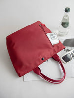 Load image into Gallery viewer, Large Capacity Waterproof Pure Color Casual Handbag