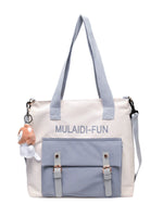 Load image into Gallery viewer, College Student Class Work Clothing Tutorial Handbag Canvas Bag