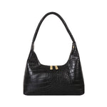 Load image into Gallery viewer, Niche Style Solid Color Patent Leather Glossy French Stick Shoulder Bag for Women