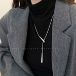 Load image into Gallery viewer, Cold Style Minimalist Women's Autumn and Winter Long Sweater Chain Water Drop