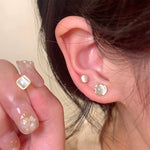 Load image into Gallery viewer, Niche Earrings Six-Piece Set Female Sleep No Need to Take off Opal