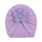 Load image into Gallery viewer, 1PCS Antumn Winter Warm Flower Baby Girls Hat Newborn Beanie Kids Toddler Infant Turban Caps Hair Accessories Gifts