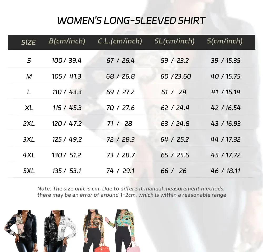 Fashion Striped Printed Office Shirt Fall Women's Lapel Long Sleeve Single Breasted Top Elegant Pocket Camisas De Mujer 2023