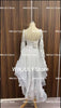 Pure Color Fairy Midi Dress Women White Elegant Evening Party Dress Beach 2024 Spring Casual Long Sleeve Fashion Dress Korean