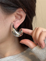 Load image into Gallery viewer, Geometric Irregular Metal Fashion Design Hollow Earrings for Women Europe and the United States Trend High Jewelry Accessories