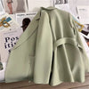 Women's Suit Coat With Belt Elegant Casual Blazer Korean Fashion Luxury Jacket Spring Autumn Solid Color Ladies Office Clothing