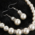 Load image into Gallery viewer, Pearl Jewelry Sets Necklace Bracelet Earrings Baroque Simulation Pearl Sets for Women Party Jewelry Wedding Jewlery Gift Trendy