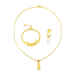Load image into Gallery viewer, Fashion Vietnam Sand Gold Pixiu Pendant Set Plated 24K Gold Women's Gold ingot Bracelet Ring Jewelry