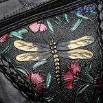Load image into Gallery viewer, Luxury Soft Leather Women Messenger Shoulder Handbags and Purses Flowers Multi-pocket Crossbody Mommy Bag Ladies Sac 2024 New