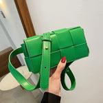 Load image into Gallery viewer, New Mini Trend Leather Woven Bags For Women Luxury Designer Small Handbags Shopper Evening Cross Shoulder Bag Bolsa Feminina
