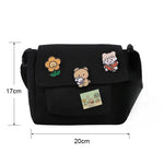 Load image into Gallery viewer, Cute Canvas Small Bag Female 2023 New Japanese Harajuku Diagonal Bag Wild Student Girl Shoulder Bag Bags for Women